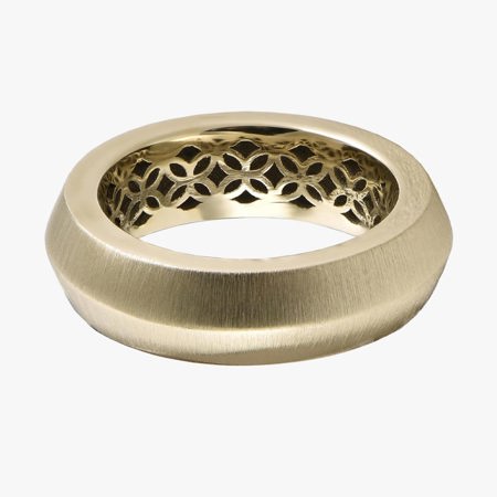 حلقه ازدواج طلا طرح راسا